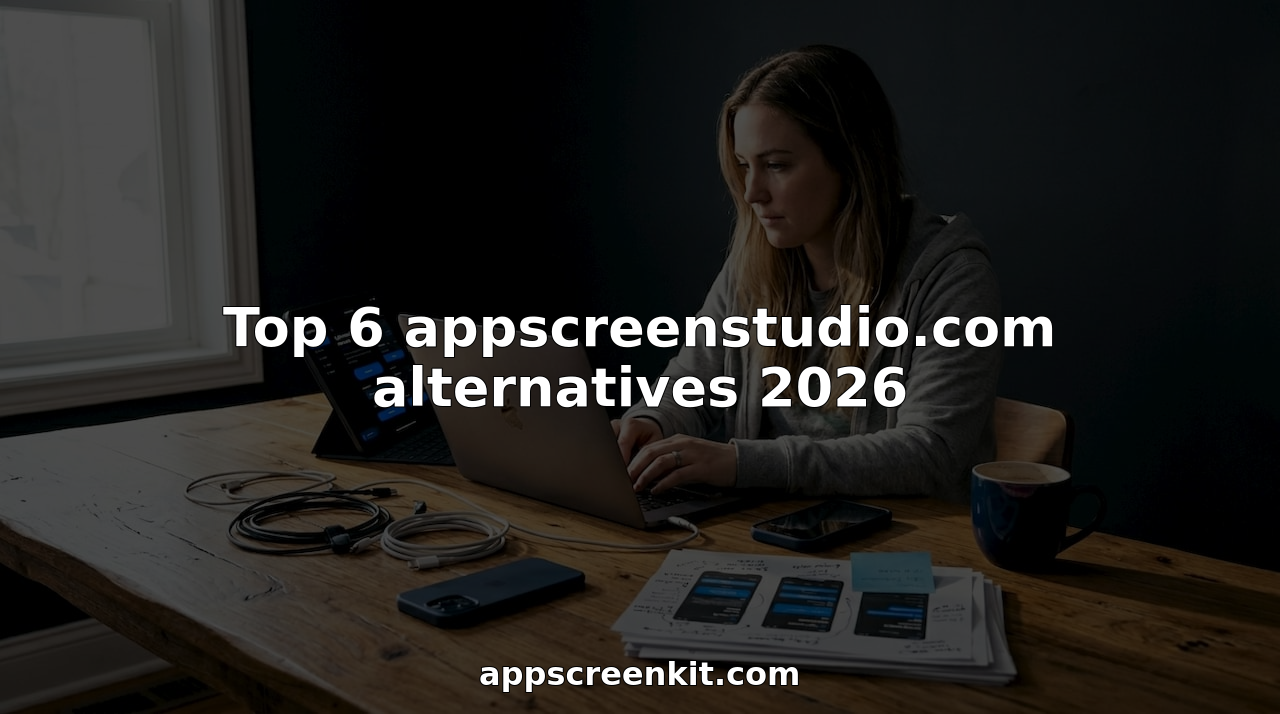 App developer reviewing screenshots on laptop and tablet